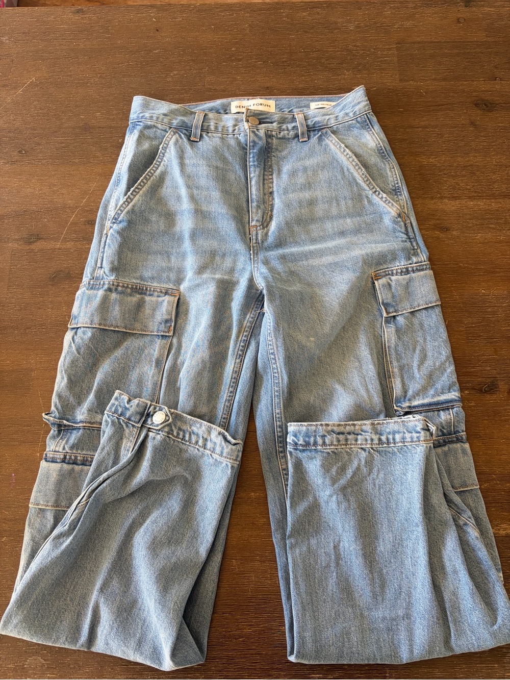 Denim Forum Cargo Jeans